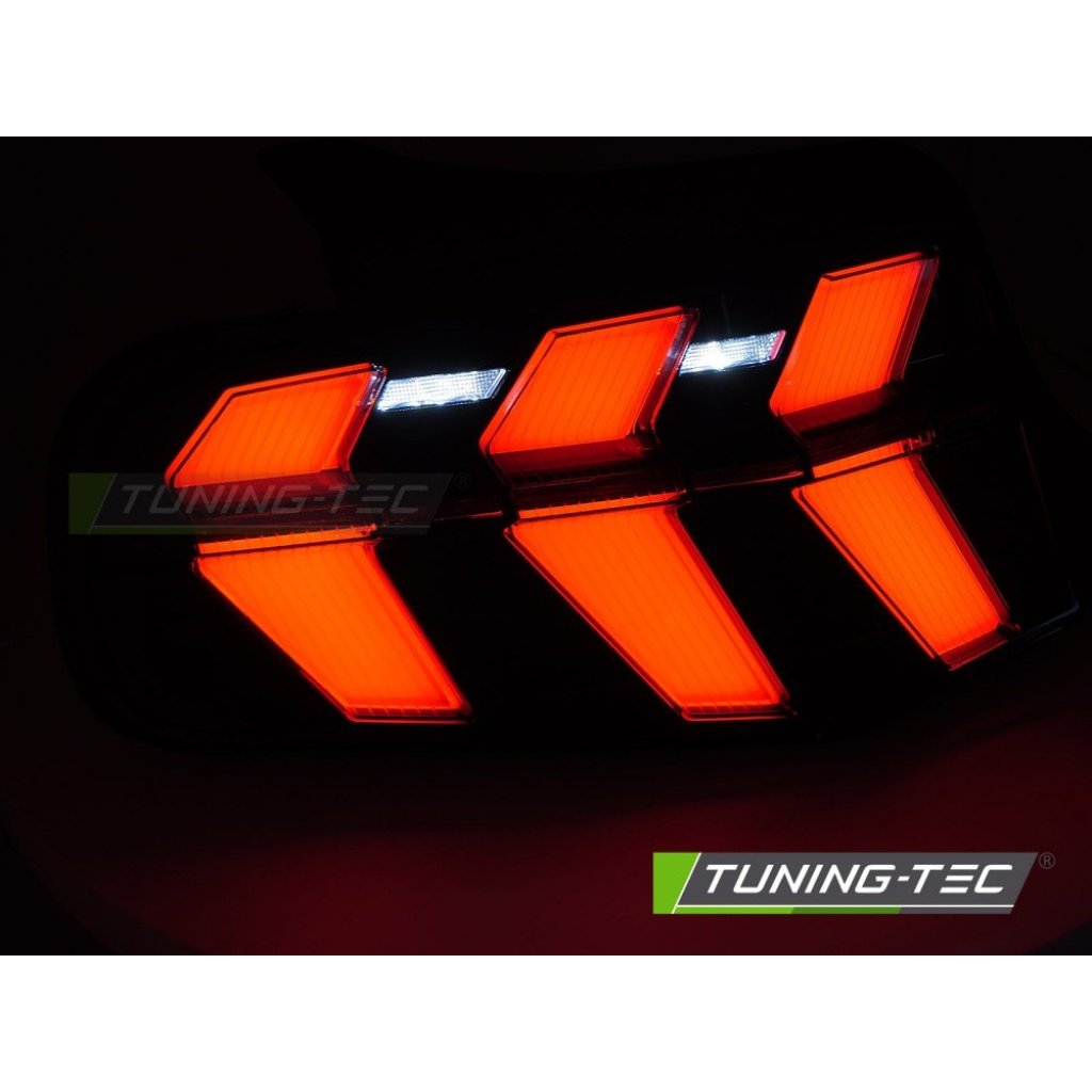 Zadní světla LED pro Ford MUSTANG 2010-2013 černé