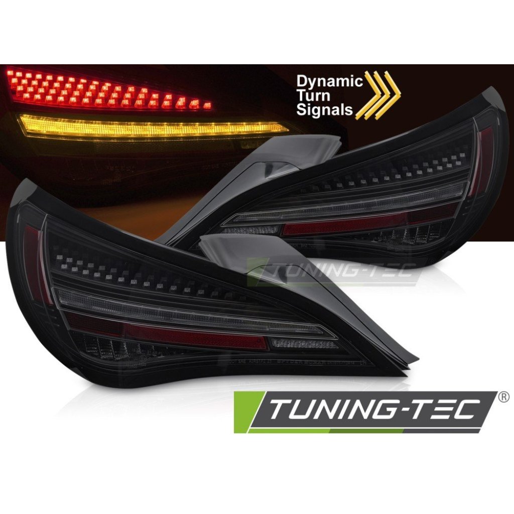Zadní světla LED pro MERCEDES-BENZ CLA C117 2013-2019 OE LED černá kouřová