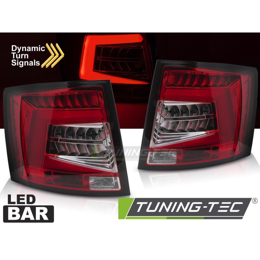 Zadní světla LED pro ŠKODA OCTAVIA III 2012-2016 kombi OEM LED, červené