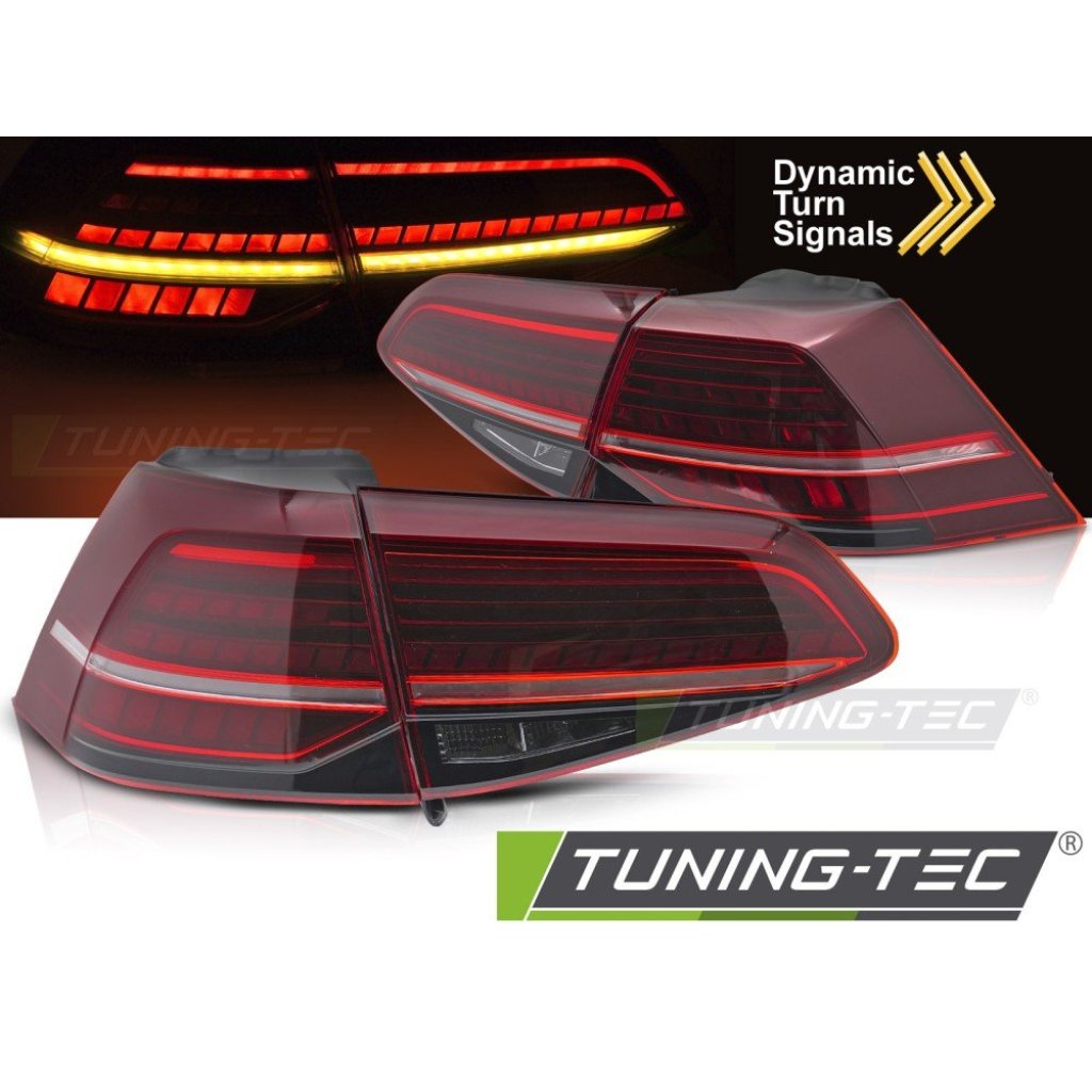 Zadní světla LED pro VW GOLF 7 2013-2019 červená