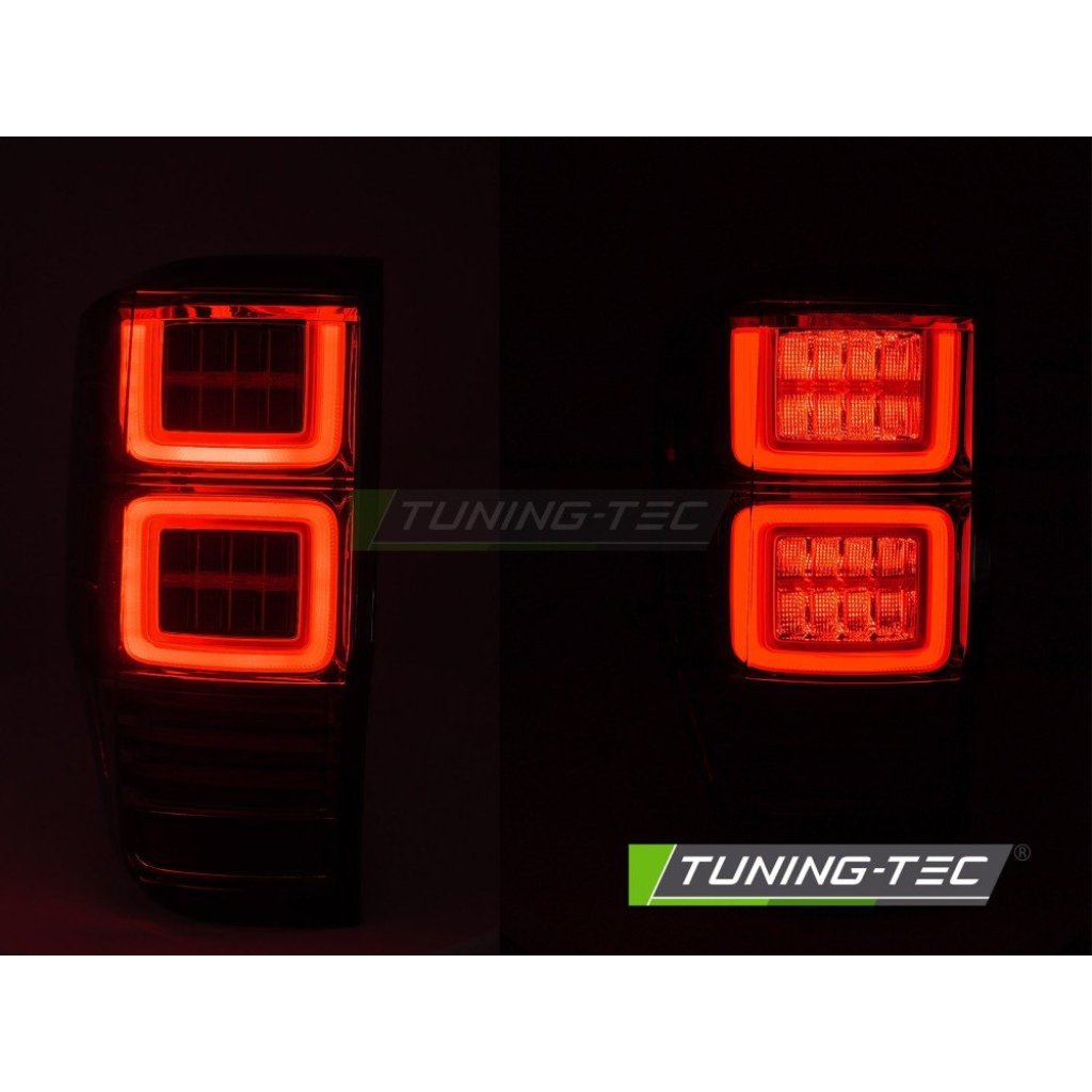 Zadní světla LED, s dynamickým blinkrem pro Ford Ranger (2012-2018) kouřová