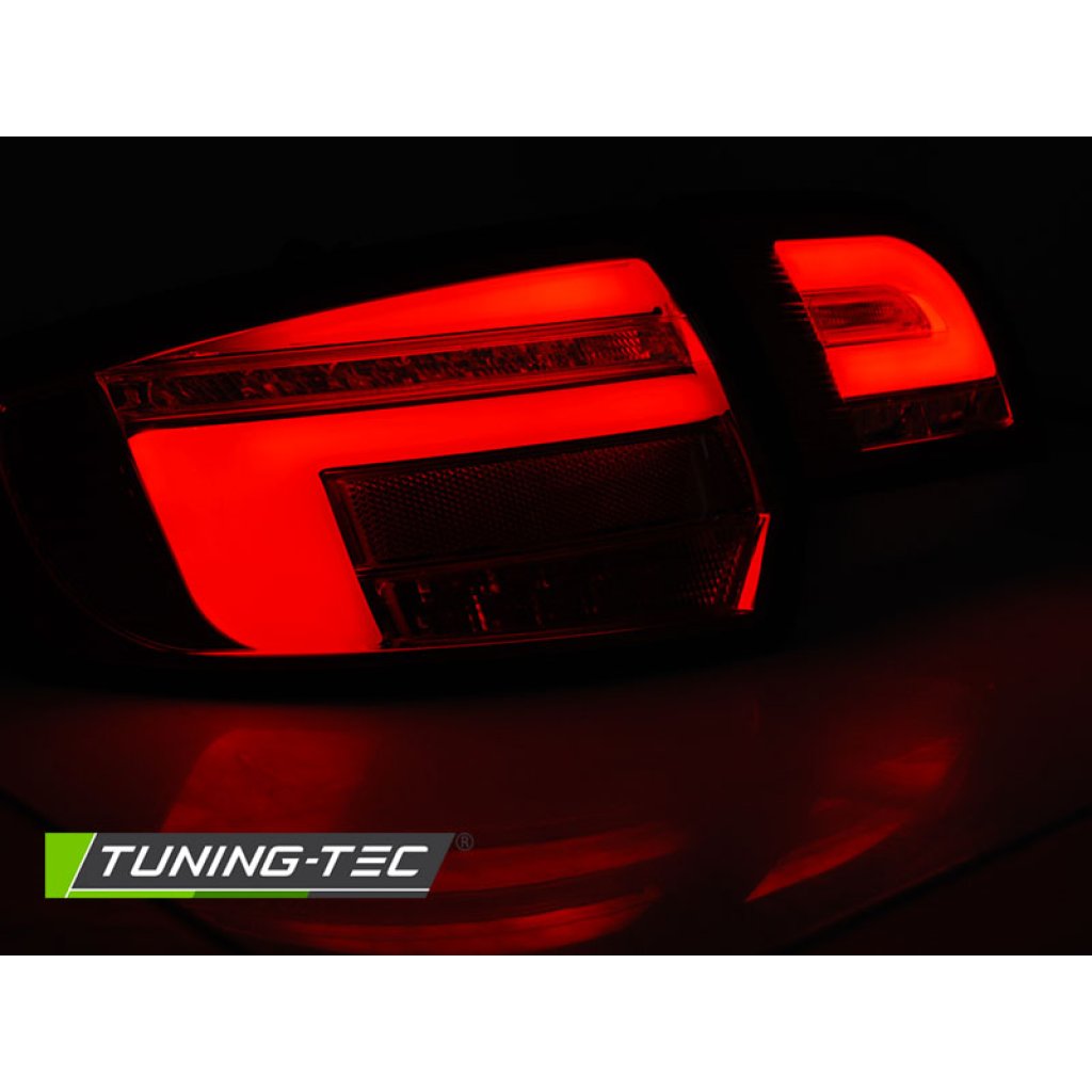Zadní světla LED s LED dynamickým blinkrem pro AUDI A3 8P 5D 08-12 červená/černá