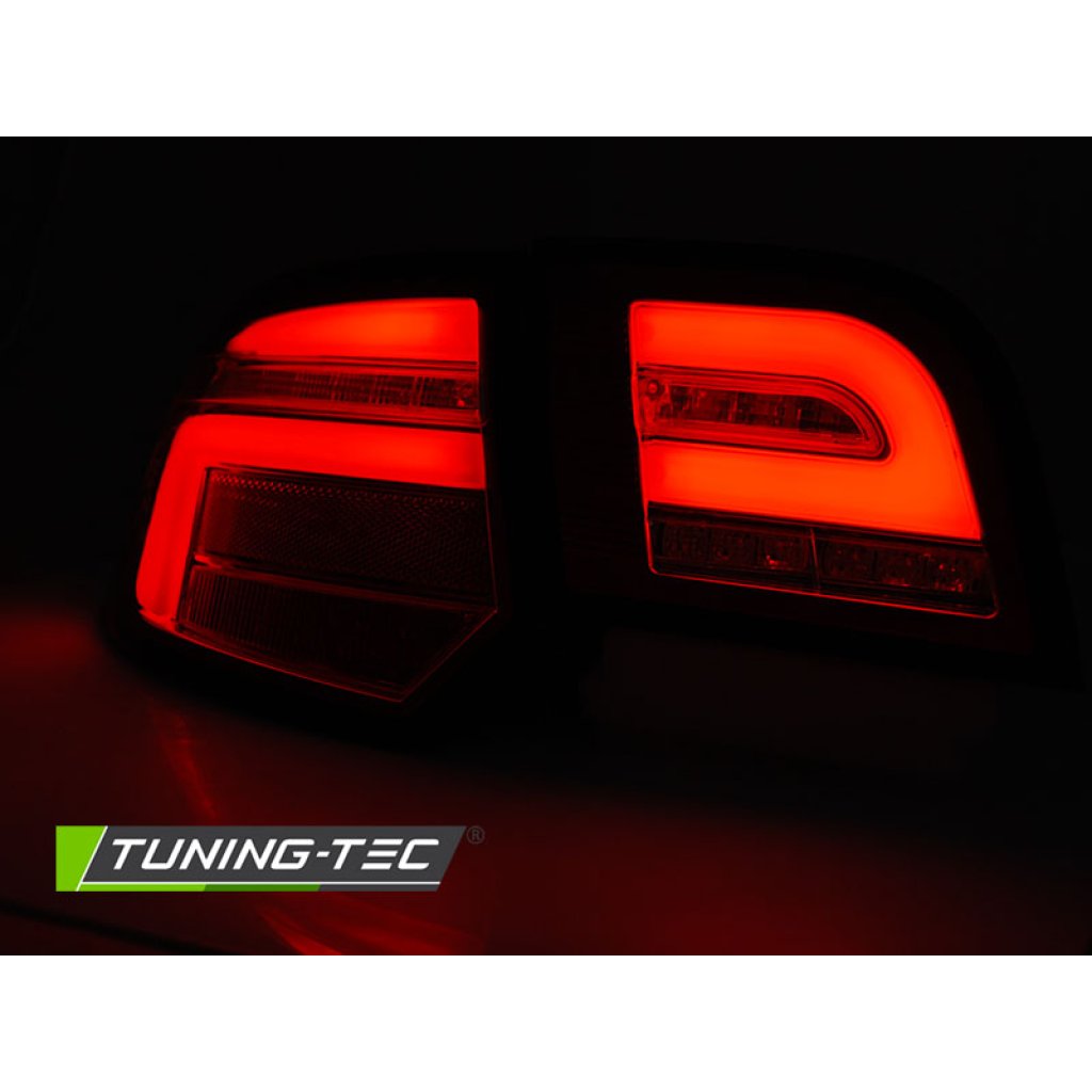 Zadní světla LED s LED dynamickým blinkrem pro AUDI A3 8P 5D 08-12 červená/černá