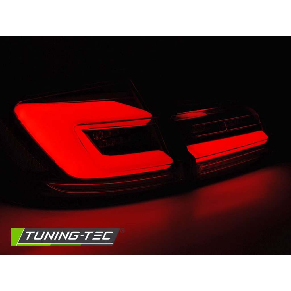Zadní světla LED s LED dynamickým blinkrem pro BMW F10 10-16 červené kouřové
