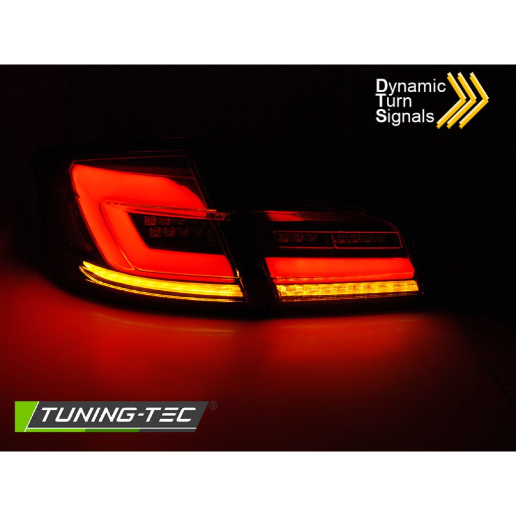 Zadní světla LED s LED dynamickým blinkrem pro BMW F10 10-16 červené kouřové