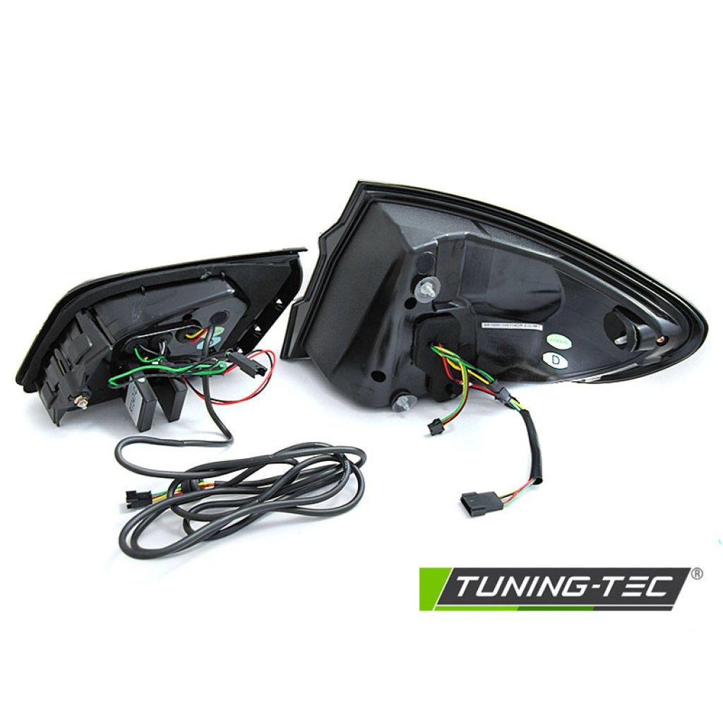 Zadní světla LED s LED dynamickým blinkrem pro BMW F10 10-16 červené kouřové