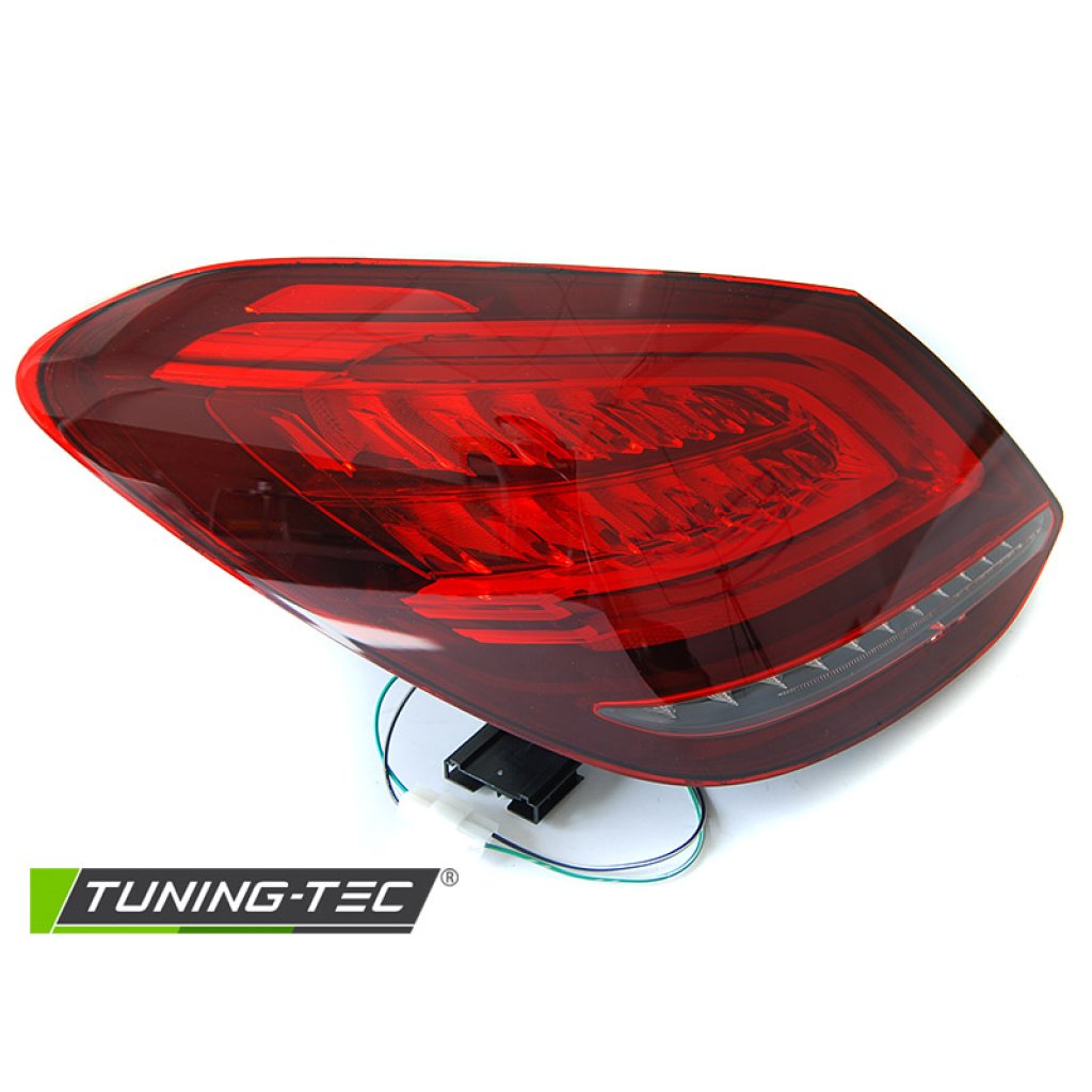 Zadní světla LED s LED dynamickým blinkrem pro Mercedes-Benz C W205 14-18 červená