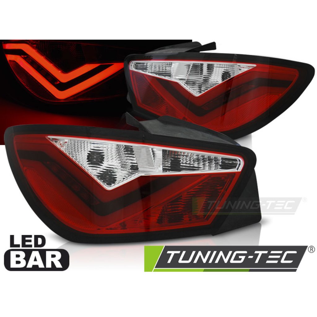 Zadní světla LED SEAT Ibiza 6J 3dv. 08-12 červená