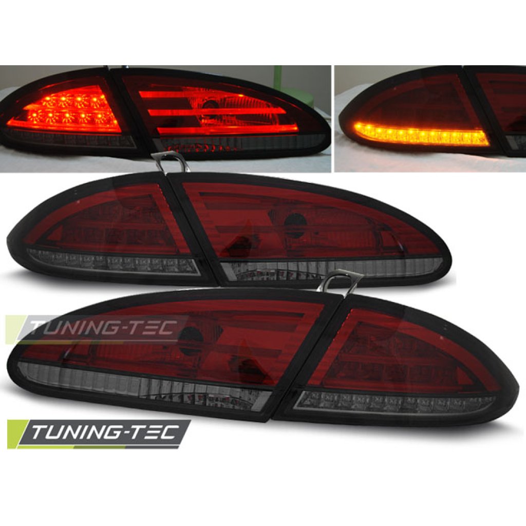 Zadní světla LED SEAT Leon 05-09 červená/kouřová