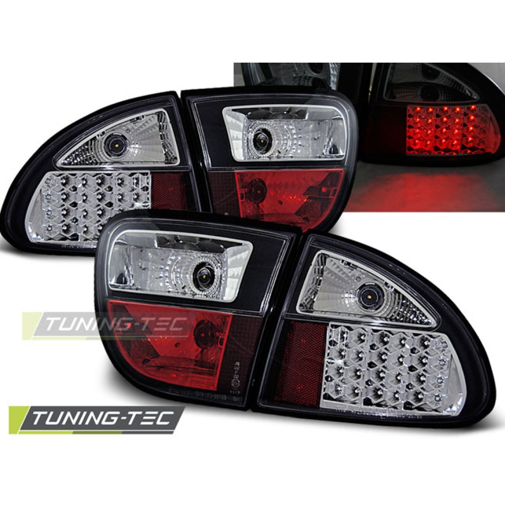 Zadní světla LED Seat Leon 99-05 černá
