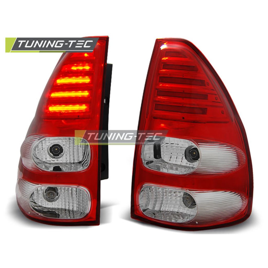 Zadní světla LED Toyota Land Cruiser - červená 03-09