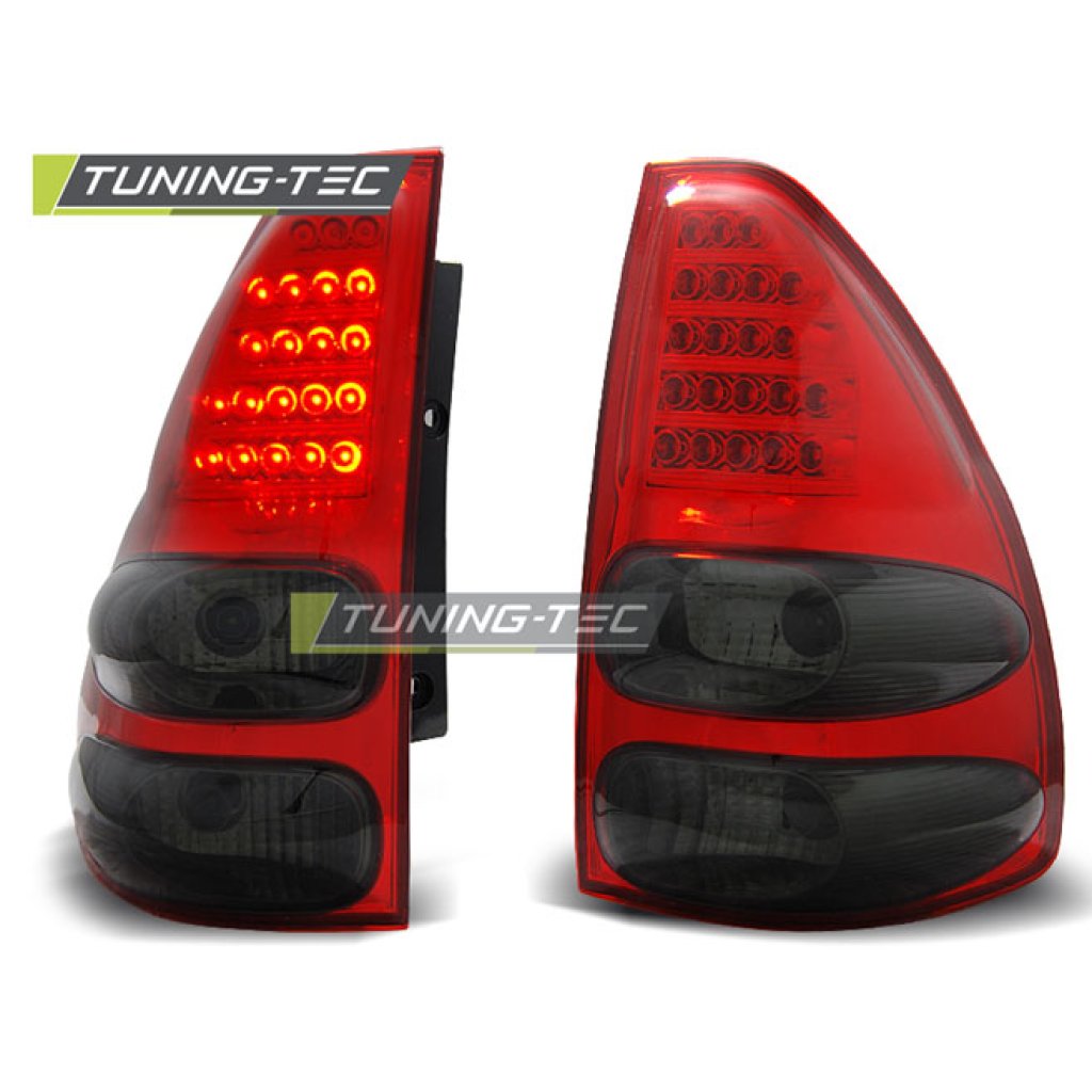 Zadní světla LED Toyota Land Cruiser červená/kouřová 03-09