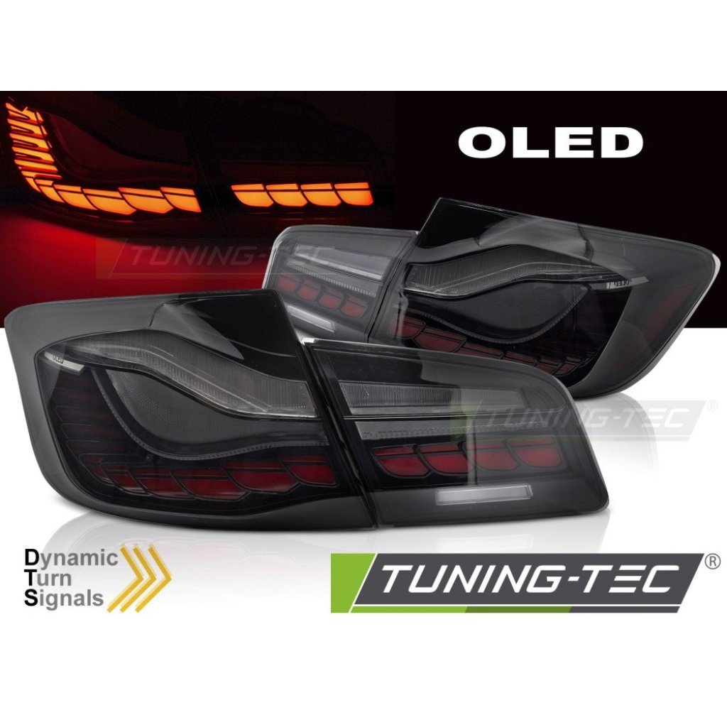 Zadní světla OLED pro BMW F10 2010-2016 kouřová