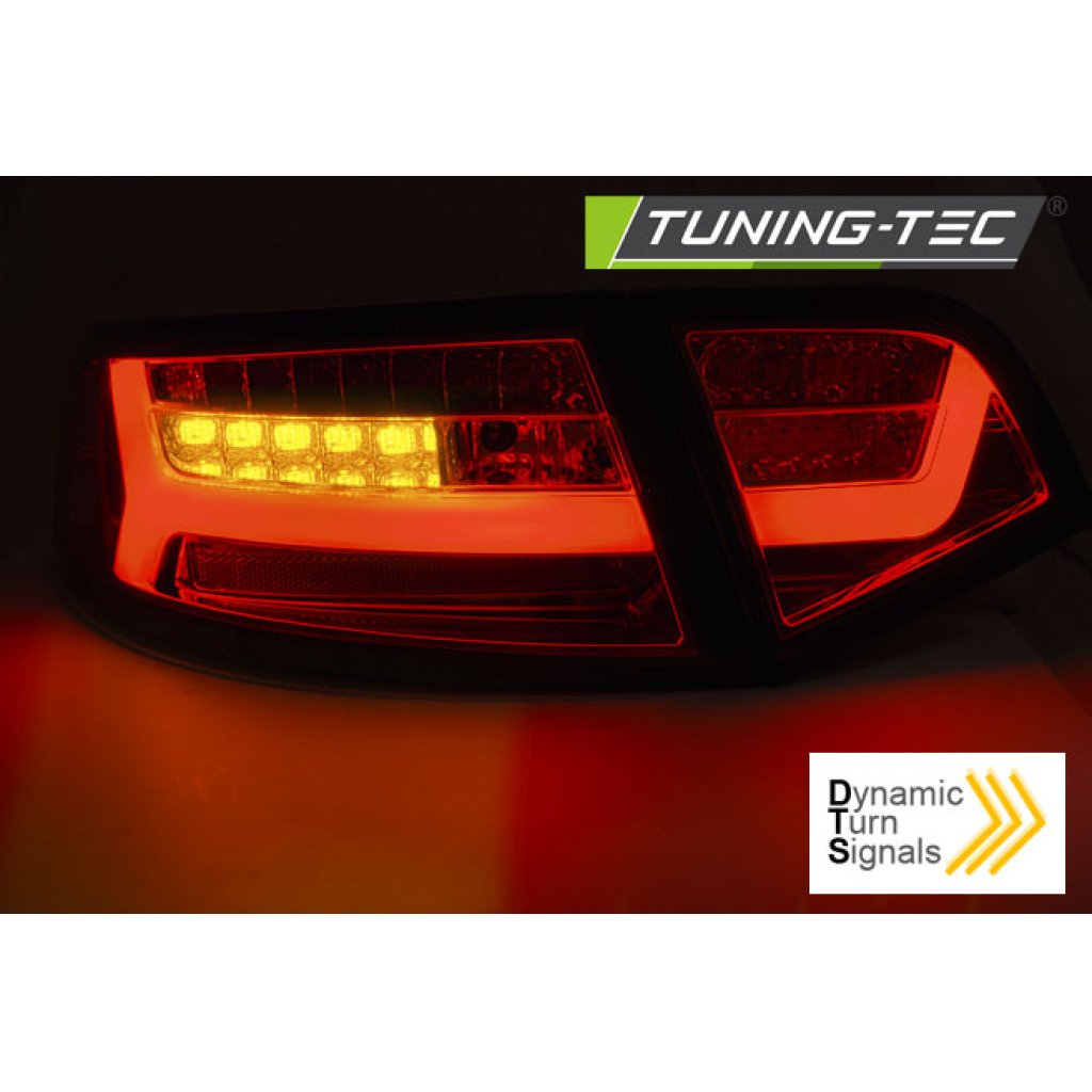 Zadní světla SEQ LED BAR AUDI A6 C6 sedan 08-11 chrom/kouřová