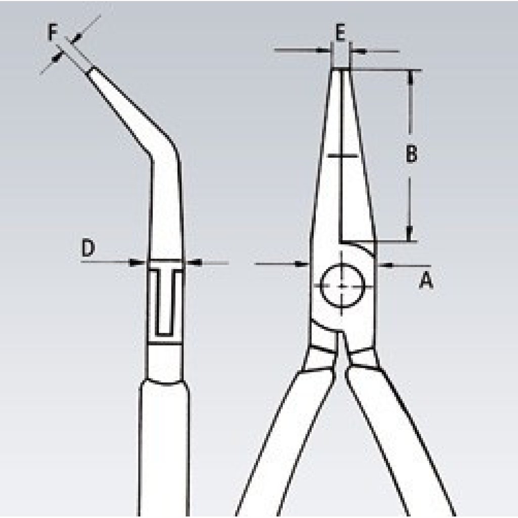 Zahnuté půlkulaté kleště 145 mm pro elektroniku - 3582145