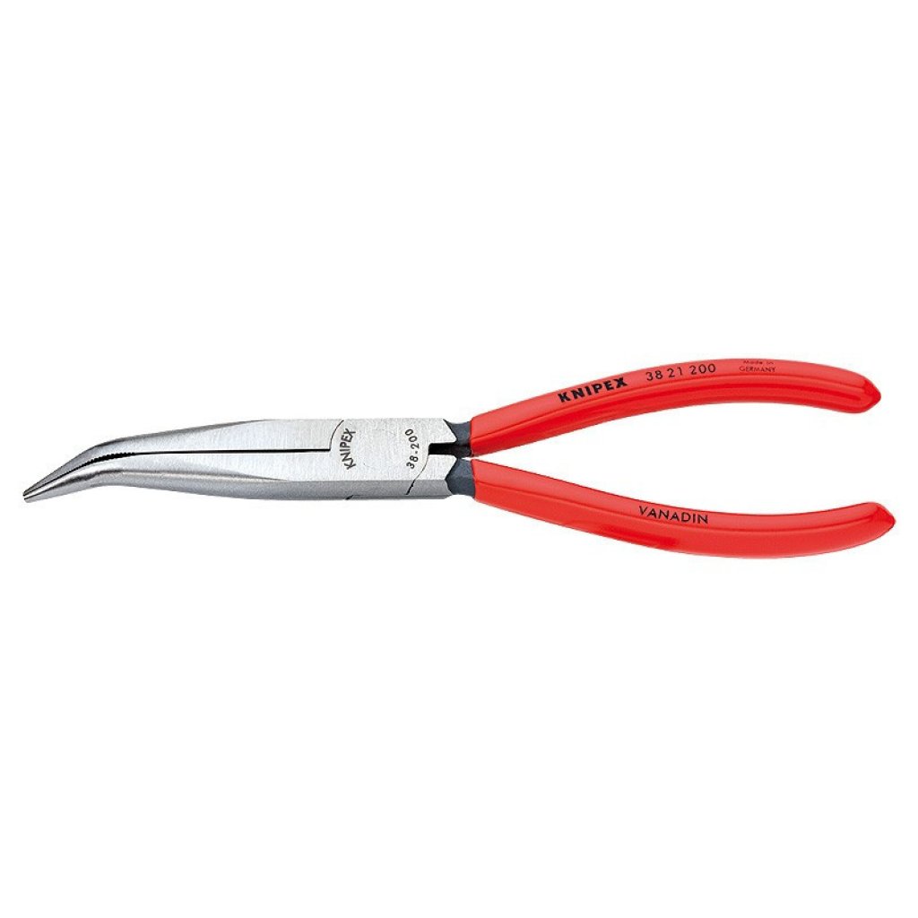 Zahnuté půlkulaté kleště 200 mm Knipex pro mechaniky - 3821200