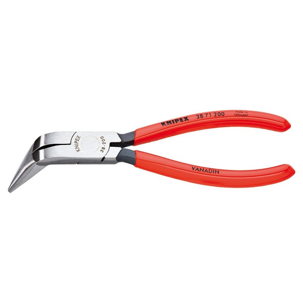 Zahnuté půlkulaté kleště 200 mm Knipex pro mechaniky - 3871200