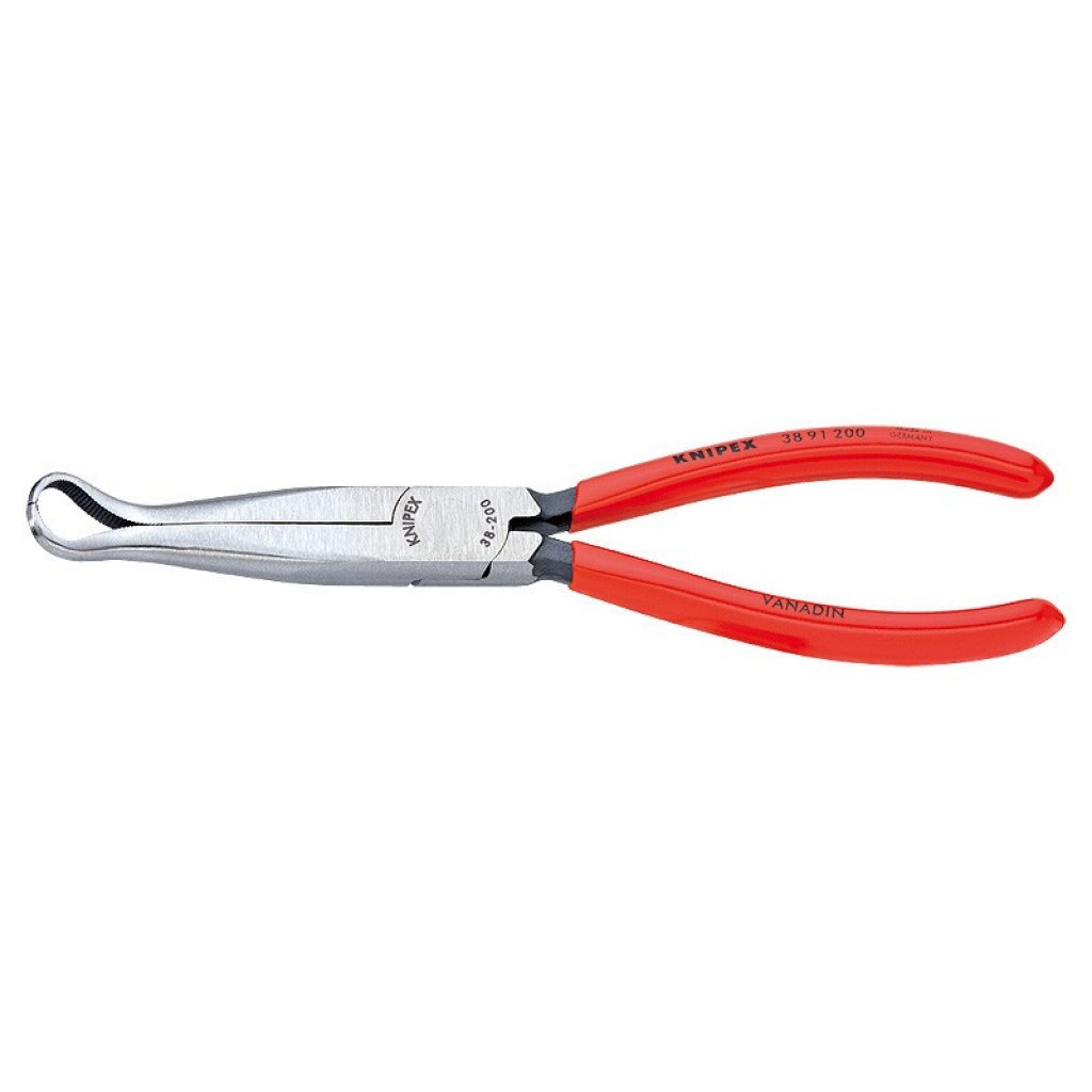 Zahnuté půlkulaté kleště 200 mm Knipex pro mechaniky - 3891200