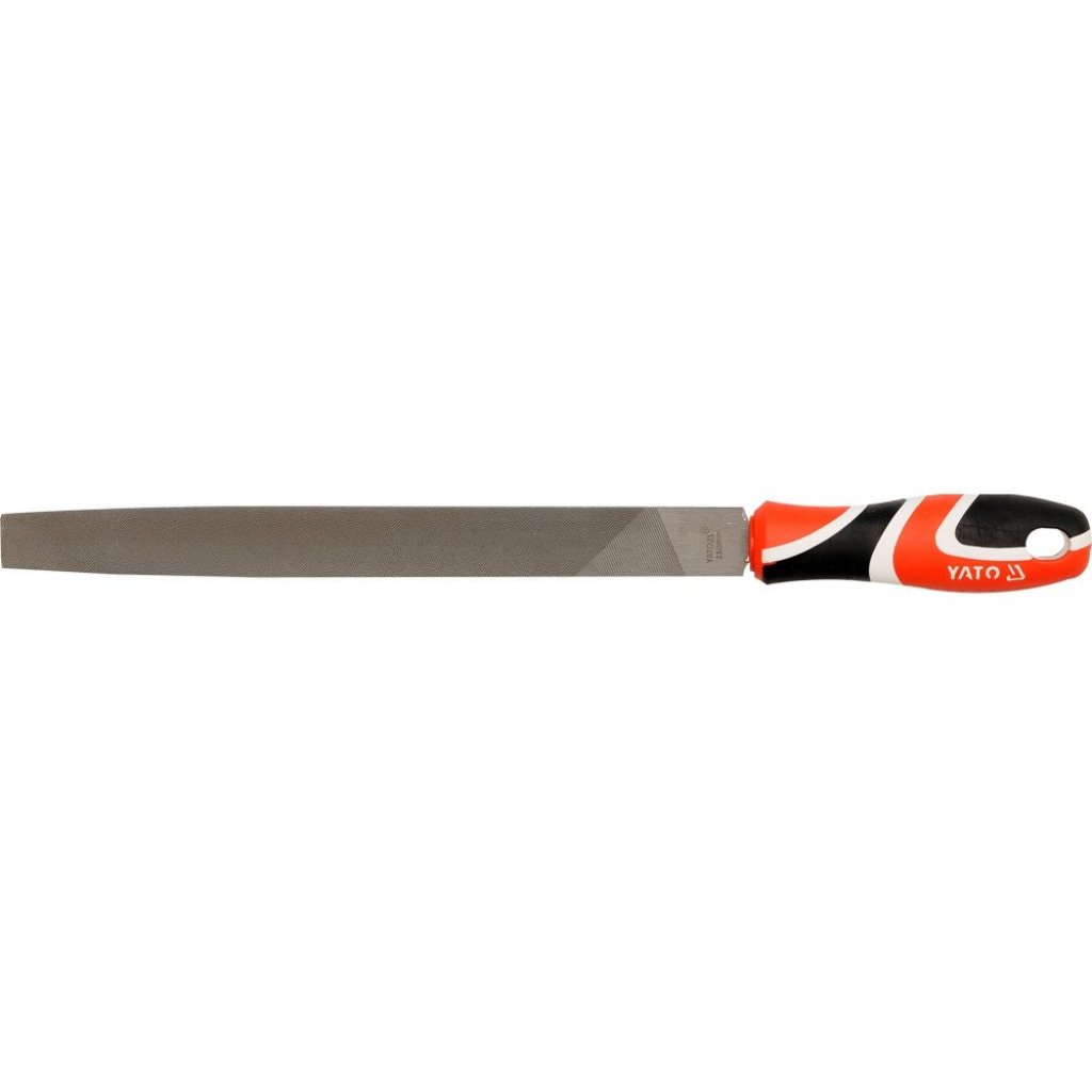 Zámečnický pilník plochý, 250 mm, středně hrubý - YT-6228