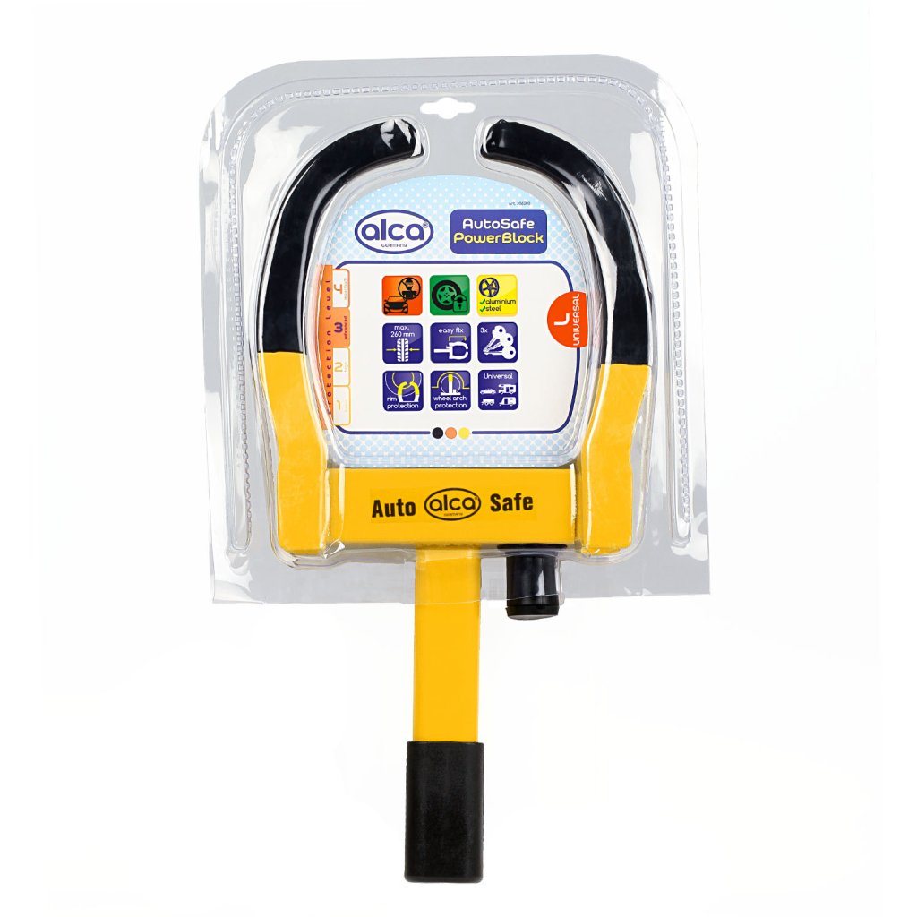 Zámek - botička na kolo automobilu AutoSafe PowerBlock - Alca Germany, 306000