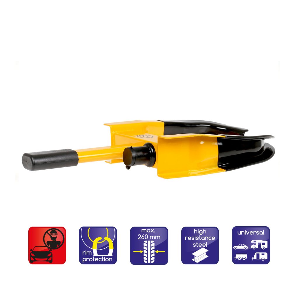 Zámek - botička na kolo automobilu AutoSafe PowerBlock - Alca Germany, 306000
