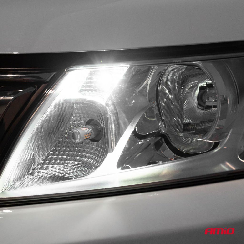 Žárovka 12/24V LED 21xSMD T10 (W5W) bílá, CAN-BUS, 02445