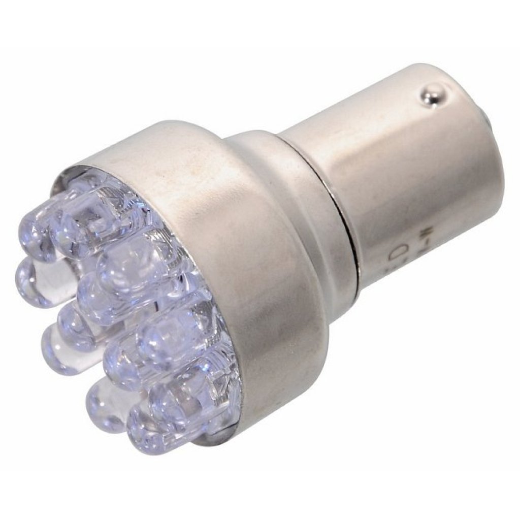 Žárovka 12 LED 12V Ba15s bílá, 33729
