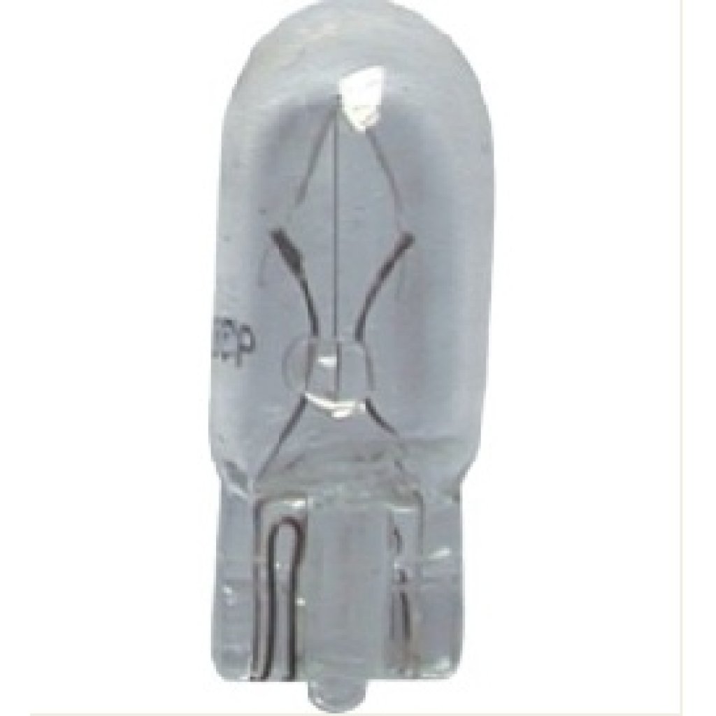 Žárovka 12V/1,2W celosklo s plast.paticí