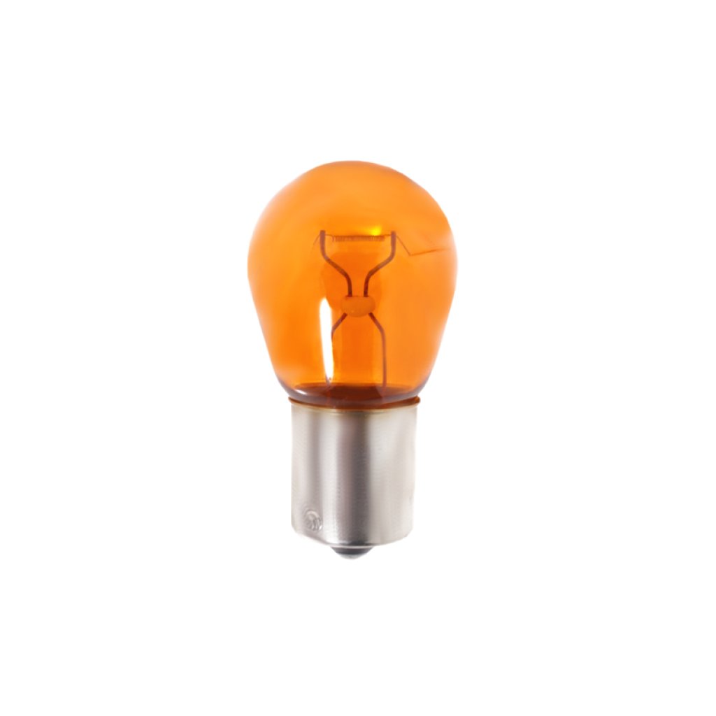 Žárovka 12V/21W BAU oranžová - nesouměrná - (FEL)