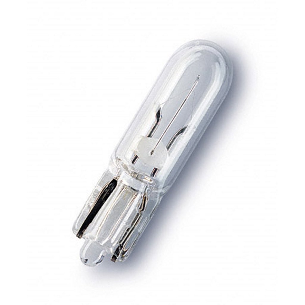 Žárovka 12V/2W celosklo T5