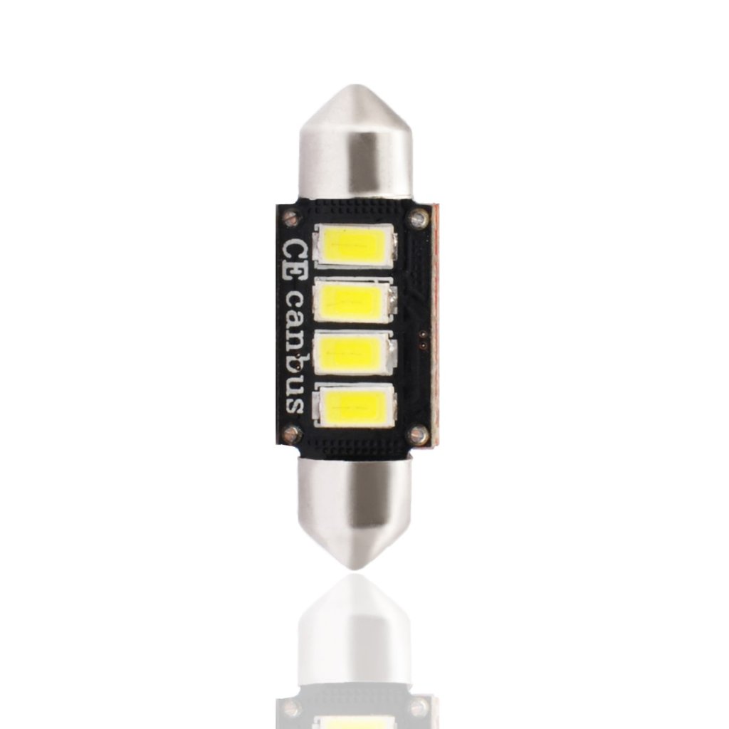 Žárovka 12V LED 4xSMD5730 SUFIT bílá, CAN-BUS, délka 36mm, na blistru, LB334W-01B