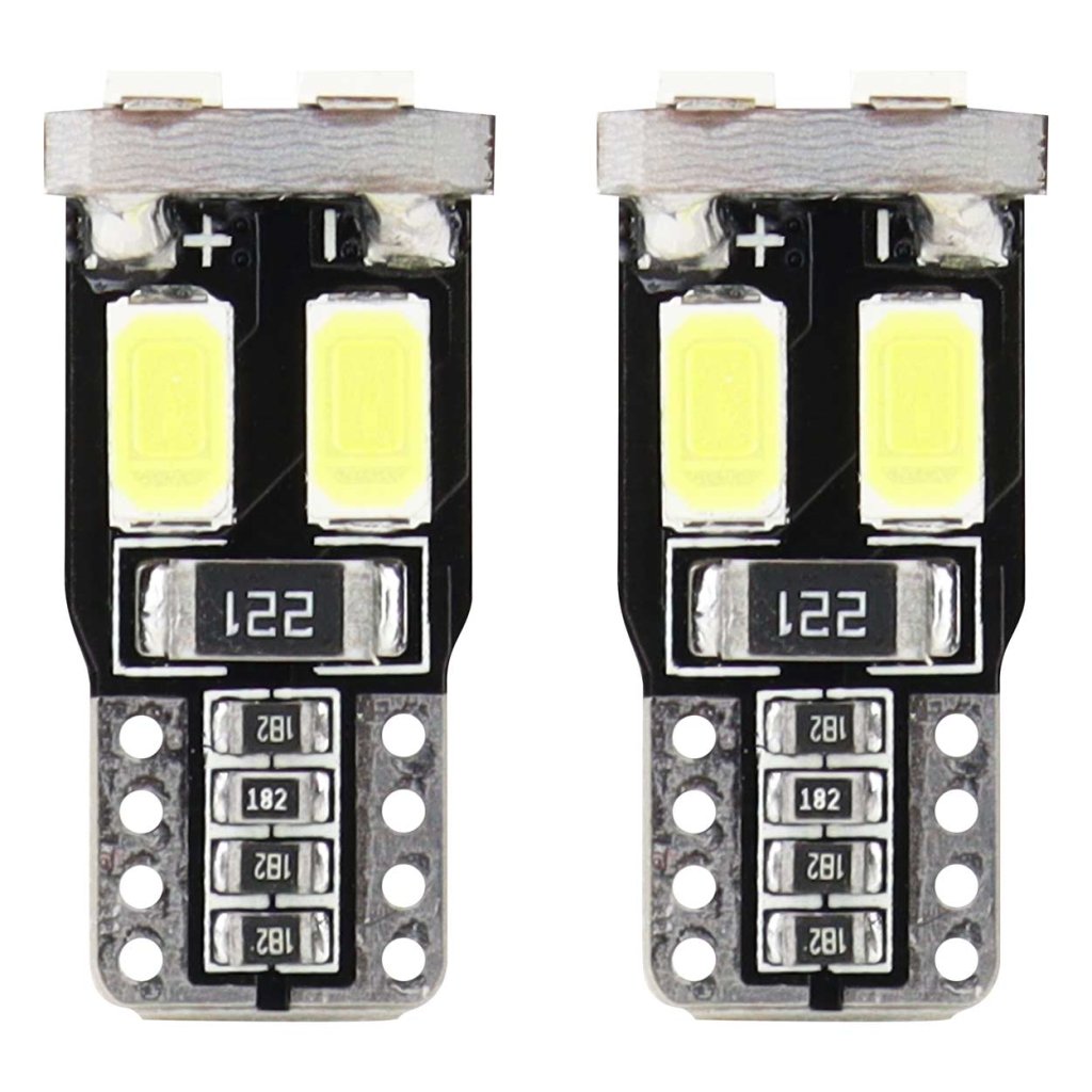 Žárovka 12V LED 6xSMD T10 (W5W) bílá, CAN-BUS, 01622