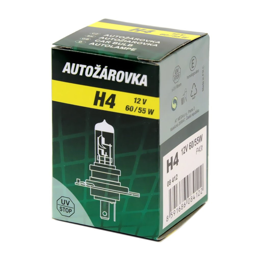 Žárovka H4 12V/55W P43, 08412