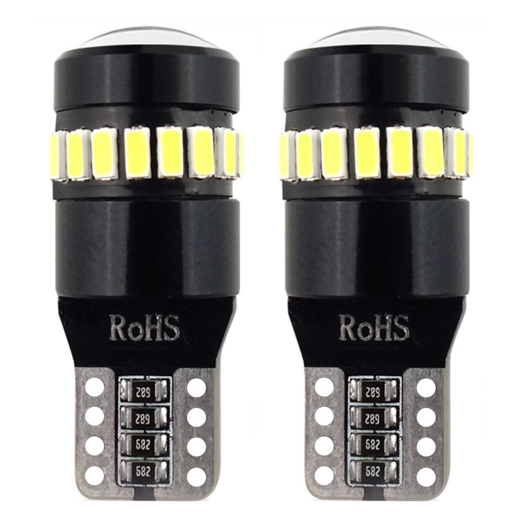 Žárovka LED CANBUS 18SMD 3014 + 1SMD T10 W5W White 12V/24V, 02446