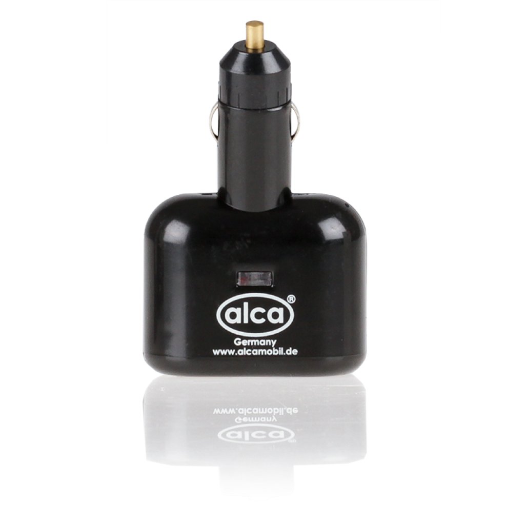 Zástrčka do autozapalovače 12V s 2x USB (2.1, 1.0A) ALCA, 510100