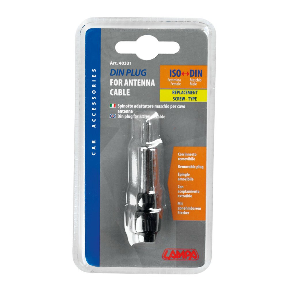 Zástrčka pro anténní kabel 58mm, 40331