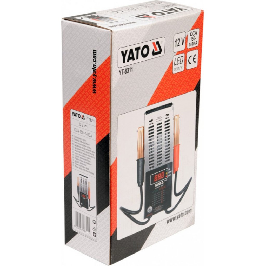 Zátěžový digitální tester autobaterie - YT-8311