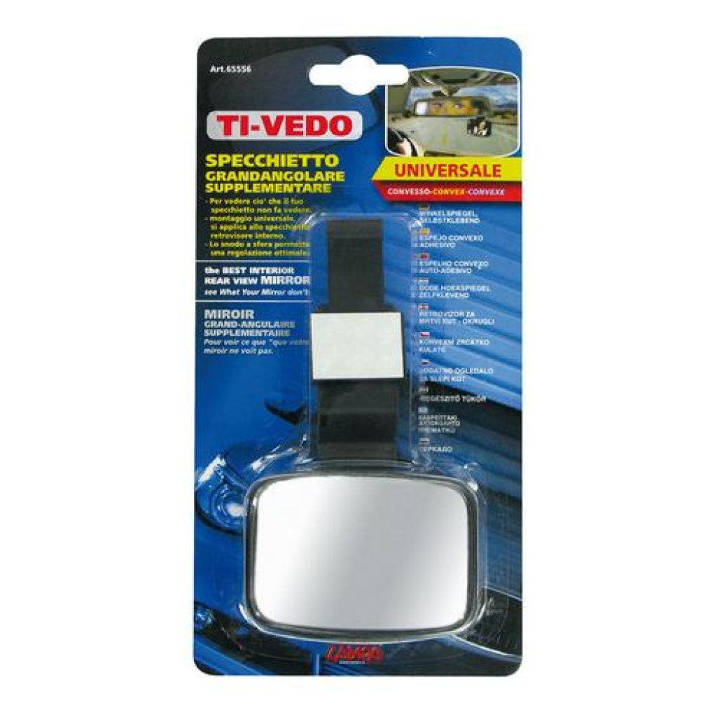 Zrcátko na sluneční clonu 80x60mm, 65556