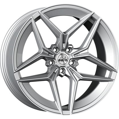 10,0x21 5/112 ET38 Antera A107 Concave; silver ice, kužel, průměr 66,6 (800kg)