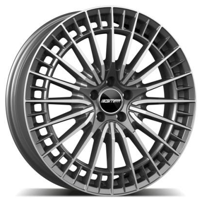 10,0x21 5/112 ET64 GMP Qstar; matt anthracite diamond, kulová R14, průměr 66,6 (900kg)