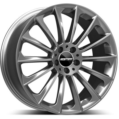10,0x22 5/112 ET50 GMP Stellar; glossy anthracite, kulová R14, průměr 66,6 (900kg)