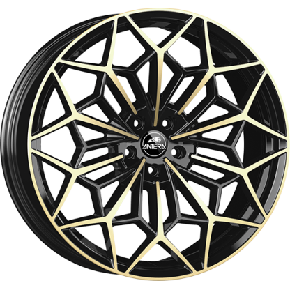 10,0x23 5/120 ET40 Antera A105; piano black champagne, rovná d.p., průměr 72,6 (1100kg)