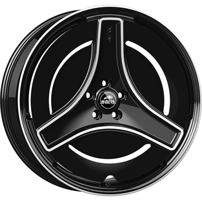 10,0x24 5/112 ET20 Antera A303; piano black diamond, kužel, průměr 66,6 (1100kg)