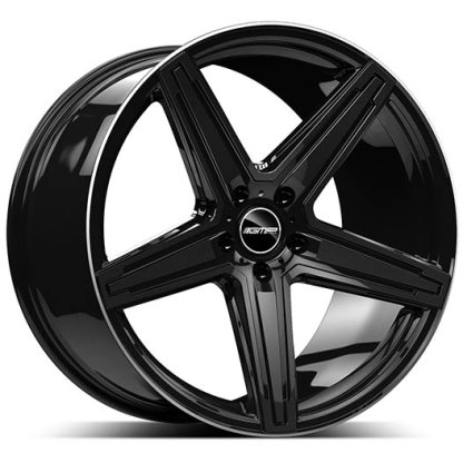 10,5x21 5/130 ET45 GMP MK1 Concave; black diamond lip, kulová R14, průměr 71,6 (765kg)