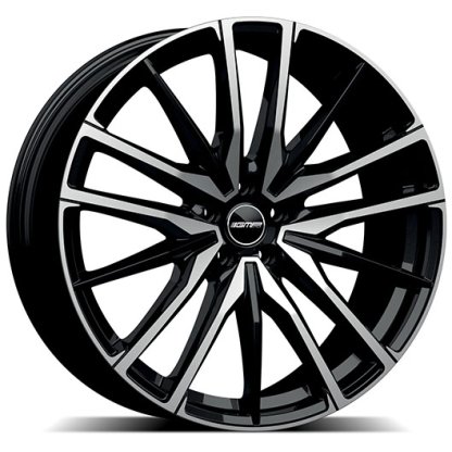 10,5x22 5/112 ET43 GMP Sparta; black diamond, kužel, průměr 66,6 (965kg)
