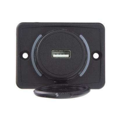 1x USB 2,4A zásuvka 12/24V, montáž na povrch