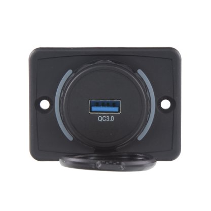 1x USB QC3.0 zásuvka 12/24V, montáž na povrch