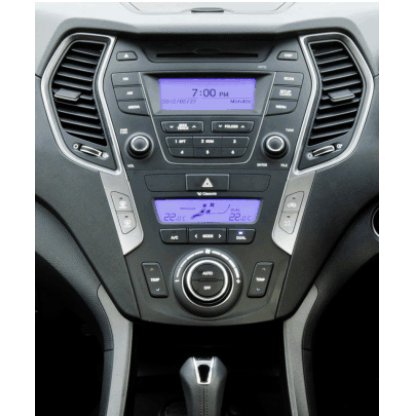 2DIN/1DIN redukce pro Hyundai Santa Fé 2012-
