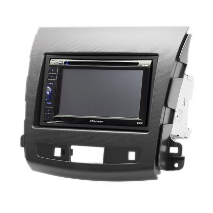 2DIN redukce pro Citroën C-Crosser 07-12, Mitsubishi Outlander 06-12, Peugeot 4007 07-12