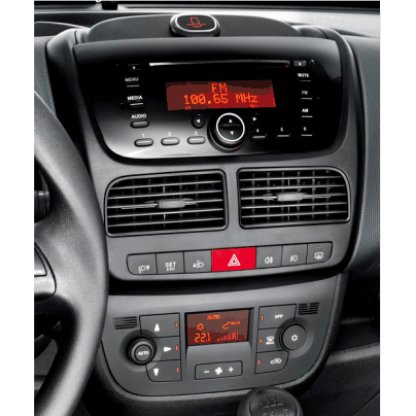 2DIN redukce pro Fiat Doblo 11/2009-2015, Opel Combo 2012-